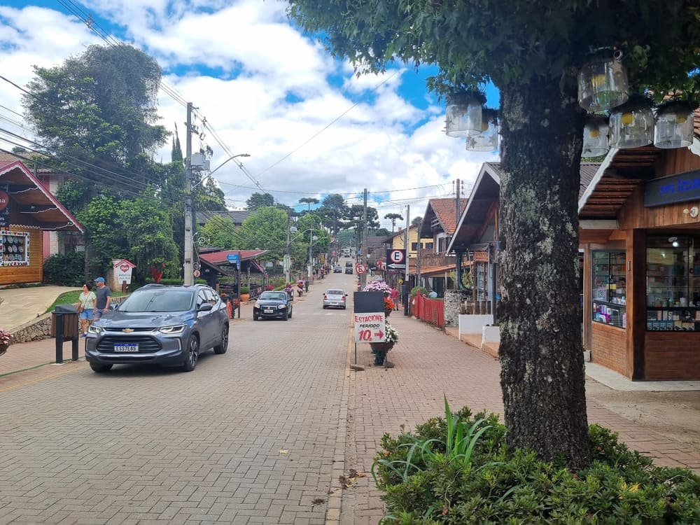 Passear a pé pela Avenida Monte Verde, rua principal do distrito, é uma das melhores coisas para se fazer em Monte Verde.